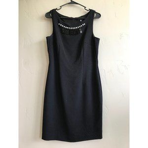 Worthington Formal Black Dress with Crystals